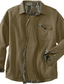 billige Hverdagsskjorter-Herre Flanell skjorte Helfarve Aftæpning militærgrøn Langærmet Gade Daglig Knap ned Toppe Mode Afslappet Bekvem