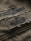 Χαμηλού Κόστους Ανδρικά Μπουφάν &amp; Παλτό-Ανδρικά Casual Jacket ΕΞΩΤΕΡΙΚΟΥ ΧΩΡΟΥ Καθημερινά Άνοιξη Φθινόπωρο Κανονικό Παλτό Όρθιος Γιακάς Κανονικό Αντιανεμικό Καθημερινό Σακάκια Μακρυμάνικο Συμπαγές Χρώμα Κεντητό Τσέπη Μαύρο Πράσινο Χακί Χακί