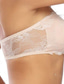 billige BH&#039;er-blonder-bh for kvinner vatterte bh-er tube-bh stroppeløse bh&#039;er full dekning scoop neck pustende usynlig blonder ren farge pull-on lukking date party &amp;amp; kveld avslappet daglig polyester 1 stk