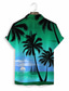 ieftine Cămașă Hawaiană-Bărbați Cămașă Cămașă hawaiană Cămașă de vară Grafic Hawaiian Aloha Design Răsfrânt Negru / Alb Portocaliu Trifoi Imprimeu Casual Zilnic Manșon scurt Imprimare 3D Îmbrăcăminte Modă Designer Casual