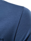 رخيصةأون قمصان رجالية عادية-الصيف بسيط عارضة تي شيرت أزياء رجالية رياضية تي شيرت سليم القطن جيب تي شيرت الرجال (رمز اليورو)
