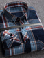 cheap Dress Shirts-Men&#039;s Flannel Shirt Shirt Dress Shirt Tartan Collar Turndown A B C D E Work Casual Long Sleeve Button-Down Clothing Apparel Cotton Business Simple