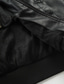 Χαμηλού Κόστους Ανδρικές Γούνες &amp; Δέρματα-Ανδρικά Jeci Piele Μπουφάν Biker Καθημερινά Ρούχα Δουλειά Χειμώνας Μακρύ Παλτό Κανονικό Διατηρείτε Ζεστό Καθημερινό Καθημερινά Σακάκια Μακρυμάνικο Μονόχρωμες Με Ζώνη Καφέ Γκρίζο Μαύρο