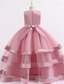 cheap Party Dresses-Kids Girls&#039; Dress Solid Colored Sleeveless Wedding Party Princess Beautiful Cotton A Line Dress Summer Spring 3-12 Years bule Cameo brown White