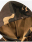 abordables Modèles à Lacets Sweat-Shirts à Capuche-Homme Sweat à capuche basique Soirée Bloc de couleur Camouflage Vert Kaki Noir non imprimable Capuche du quotidien Vêtements Standard