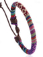 baratos Pulseiras e pulseiras-Homens Mulheres Pulseira de tear Entrançado Doce Moda Simples Poliamida Pulseira de jóias Vermelho / Azul / Arco-íris Para Diário Feriado Festival