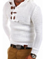 cheap Men&#039;s Pullover Sweater-Men&#039;s Pullover Sweater Waffle Knit Cropped Knitted Solid Color Crew Neck Basic Stylish Outdoor Daily Fall Winter Green White M L XL / Cotton / Long Sleeve / Long Sleeve / Weekend