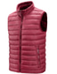 cheap Men&#039;s Downs &amp; Parkas-gilet outerwear men&#039;s lightweight softshell vest windproof quilted puffer sleeveless jacket outdoor stand collar downvest jacket stylish (color : red, size : medium)