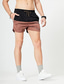 levne Neformální kraťasy-pánské 5&quot; cvičební šortky v kontrastní barvě, vypasované joggingové krátké kalhoty pro kulturistiku a běžecký trénink s kapsami černé