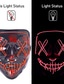 Недорогие Мужские аксессуары-маска на хэллоуин комплект перчаток со скелетом светодиодная маска для очистки светящиеся перчатки страшный крик анонимная маска костюмы на хэллоуин, элемент скелета для хэллоуина мексиканский день