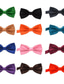 baratos Gravatas e Laços Borboleta para Homem-Homens Gravata Borboleta Moda Festa Casamento Laço Cor Sólida Formal Festa