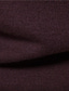 abordables suéter de los hombres-Hombre Suéter de punto Puente Estriado Tejer Recortado De Punto Color sólido Cuello Alto Elegante Básico Diario Festivos Otoño Invierno Negro Azul Piscina M L XL / Manga Larga
