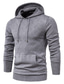 cheap Men&#039;s Pullover Sweater-Men&#039;s Sweater Pullover Sweater Jumper Sweater Hoodie Ribbed Knit Cropped Knitted Solid Color Hooded Basic Stylish Outdoor Daily Clothing Apparel Winter Fall Black Wine M L XL