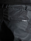 billige Cargobukser-Herre Cargo-bukser Bukser Arbejdsbukser Casual bukser Snørelukning Elastisk Talje Camouflage Komfort Åndbart Afslappet Daglig Streetwear Sport Mode Sort Mikroelastisk