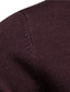 billige sweater til mænd-herre sweater sweater ribstrikket cropped strikket ensfarvet rullekrave stilfuld basis hverdagsferie efterår vinter sort blå m l xl / langærmet