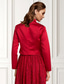 cheap Wedding Guest Wraps-Solid Coats / Jackets Satin Wedding / Party Evening / Casual Wedding Guest Wraps / Bolero With Draping / Solid dress to impress 2025