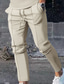 abordables pantalons décontractés-Homme Pantalon Jogger Pantalon Pantalon de travail Pantalons décontractés Poche Cordon Taille elastique Couleur Pleine Confort Doux du quotidien Fin de semaine Vêtement de rue Casual Vert militaire