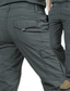 tanie Bojówki-Męskie Spodnie cargo Spodnie Spodnie robocze Elastyczny pas Multi Pocket Jednokolorowe Komfort Oddychający Codzienny Streetwear Sport Moda Zielony Czarny Średnio elastyczny