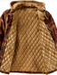 Χαμηλού Κόστους Casual (Καθημερινά) Πουκάμισα-Ανδρικά Φανέλα πουκάμισο Τετράγωνο Καρό Με Κουκούλα Ανοικτό Κίτρινο Ανοικτό Βυσσινί Κρασί Πράσινο / Μαύρο Γαλάζιο Στάμπα Δρόμος Καθημερινά Μακρυμάνικο Κουμπί-Κάτω Ρούχα Μοντέρνα Καθημερινό Άνετο