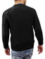 cheap Men&#039;s Pullover Sweater-Men&#039;s Sweater Pullover Sweater Ribbed Knit Cropped Knitted Solid Color Crew Neck Basic Stylish Outdoor Daily Clothing Apparel Winter Fall Black Blue M L XL / Cotton / Long Sleeve / Weekend / Weekend