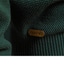 billige genser for menn-genser for menn genser ribbestrikket cropped strikket ensfarget rund hals stilig enkel hverdagsferie høst vinter rød brun svart s m l / lang ermet