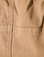 tanie Joggery-męskie spodnie cargo elastyczny pas wiele kieszeni spodnie o pełnej długości na co dzień nieelastyczny jednolity kolor sporty na świeżym powietrzu w połowie talii zieleń wojskowa czarny khaki