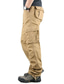 cheap Cargo Pants-Men&#039;s Cargo Pants Trousers Work Pants Multi Pocket Solid Color Comfort Breathable Casual Daily Streetwear Sports Fashion ArmyGreen Grass Green Micro-elastic
