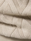billige genser for menn-herregenser genser genser strikket ensfarget rund hals stilig hjem daglig høst vinter hvit svart s m l / lange ermer / lange ermer