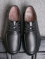 baratos Botas para Homem-Homens Sapatos Botas Pele Vintage Casual Formais Conforto Não escorregar Use prova Cor Sólida Caminhada Cortiça Outono Inverno / Botas Cano Médio