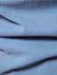 abordables Camisetas casuales de hombre-Hombre Camiseta Color sólido Cuello Barco Calle Diario Manga Corta Tops Design Casual Moda Cómodo Blanco Negro Azul Piscina / Playa