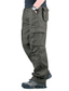 cheap Cargo Pants-Men&#039;s Cargo Pants Trousers Work Pants Multi Pocket Solid Color Comfort Breathable Casual Daily Streetwear Sports Fashion ArmyGreen Grass Green Micro-elastic