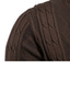 olcso férfi kardigán pulóver-férfi kardigán pulóver kötött kötött egyszínű ing gallér stílusos vintage stílusú napi ősz tél fekete szürke s m l / hosszú ujjú / hosszú ujjú