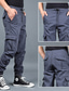 Χαμηλού Κόστους Στρατιωτικά παντελόνια-Ανδρικά Παντελόνια με τσέπες Χειμωνιάτικο παντελόνι Παντελόνι τακτικής Παντελόνια Παντελόνι εργασίας Κορδόνι Ελαστική μέση Πολλαπλές τσέπες Σκέτο Άνεση Ζεστό Causal Καθημερινά Streetwear