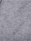 Недорогие мужской пуловер-свитер-Муж. Вязаная ткань Пуловер Свитер Свитер с капюшоном Рельефный узор Вязать Укороченный Трикотаж Сплошной цвет Капюшон Классический Стиль на открытом воздухе Повседневные Одежда Зима Осень