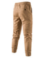 cheap Joggers-Men&#039;s Chinos Trousers Jogger Pants Essential Cotton Breathable Solid Color Denim Blue Amy Green khaki 30 32 34