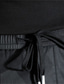 tanie Bojówki-Męskie Spodnie cargo Spodnie Spodnie robocze Spodnie codzienne Ściągana na sznurek Elastyczny pas Moro Komfort Oddychający Codzienny Streetwear Sport Moda Czarny Średnio elastyczny