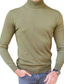 voordelige pullover voor heren-Voor heren Overhemd Tribal Strakke ronde hals Leger Groen Buiten Huis Tops Basic Werk Casual Klassiek
