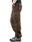cheap Cargo Pants-Men&#039;s Cargo Pants Trousers Work Pants Multi Pocket Solid Color Comfort Breathable Casual Daily Streetwear Sports Fashion ArmyGreen Grass Green Micro-elastic
