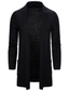 cheap Men&#039;s Cardigan Sweater-Men&#039;s Sweater Cardigan Sweater Ribbed Knit Tunic Knitted Solid Color V Neck Basic Stylish Outdoor Daily Clothing Apparel Winter Fall Black Wine S M L