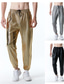 abordables pantalones casuales-Hombre Persona que practica jogging Pantalones Pantalones casuales Pantalones de lentejuelas Correa Cintura elástica Cuadrícula / Cuadros Ligero Fiesta Club nocturno Luces de discoteca Moda Ropa de