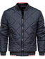 cheap Men&#039;s Downs &amp; Parkas-Men&#039;s Winter Jacket Puffer Jacket Winter Coat Warm Daily Wear Solid Color Outerwear Clothing Apparel Casual Daily Navy Blue Army Green Gray / Fall / Stand Collar / Long Sleeve