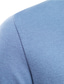 זול חולצות טריקו קז&#039;ואל לגברים-טי חולצת טריקו לגברים צבע אחיד עם צווארון צוואר רחוב יומי חולצות שרוולים קצרים מעצב קז&#039;ואל אופנה נוחה לבן שחור כחול/חוף
