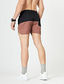 Недорогие Повседневные шорты-мужские 5-дюймовые спортивные шорты контрастного цвета, облегающие шорты для бега для бодибилдинга, беговые тренировки с карманами черного цвета