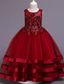 cheap Party Dresses-Kids Girls&#039; Dress Solid Colored Sleeveless Wedding Party Princess Beautiful Cotton A Line Dress Summer Spring 3-12 Years bule Cameo brown White