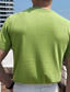 baratos suéter polo de tricô-Homens Camiseta Polo Polo de malha Camiseta Camisa Social Tribal Gola Redonda Verde Ao ar livre Casa Blusas