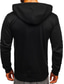 voordelige Gesnoerde stijlen Sweatshirts-heren slim fit effen kleur hooded sweatshirt met volledige rits hipster gym actieve hoodie wijnrood