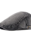 Χαμηλού Κόστους Ανδρικά καπέλα-Ανδρικά Καπέλο Μπερές Επίπεδο καπέλο Δρόμος Ρυθμιζόμενη πόρπη Τζιν Ντένιμ Μονόχρωμες Φορητό Άνεση Μοντέρνα Μαύρο