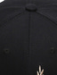 abordables Chapeaux Homme-Homme Chapeau Casquette de Baseball Extérieur du quotidien Broderie Lettre Portable Respirable Noir
