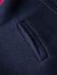 baratos suéter cardigã masculino-Homens Sueter Cardigan Estriado Tricotar Túnica Tricotado Bloco de cor Aquecimento Contemporâneo Moderno Roupa Diária Para Noite Roupa Inverno Outono Vinho Cinzento Claro M L XL / Manga Longa