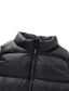 cheap Men&#039;s Downs &amp; Parkas-Men&#039;s Vest Outdoor Casual / Daily Vacation Going out To-Go Pure Color Outerwear Clothing Apparel Yellow Gray Black / Winter